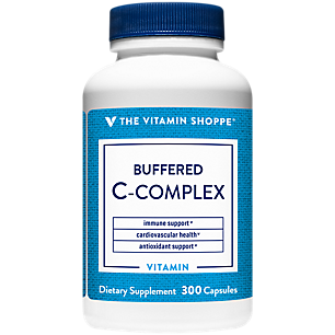 Buffered C-Complex - Vitamin C for Immune Support - 750 MG (300 Capsules)
