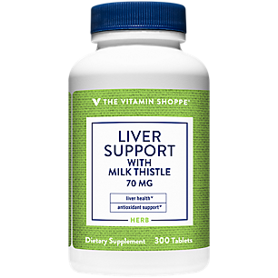 Liver Support with Milk Thistle - 70 MG - 80% Silymarin (300 Tablets)