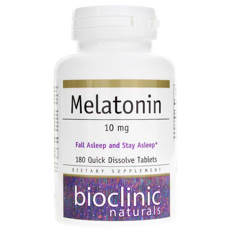 Bioclinic Naturals Melatonin 10 Mg 180 Tablets