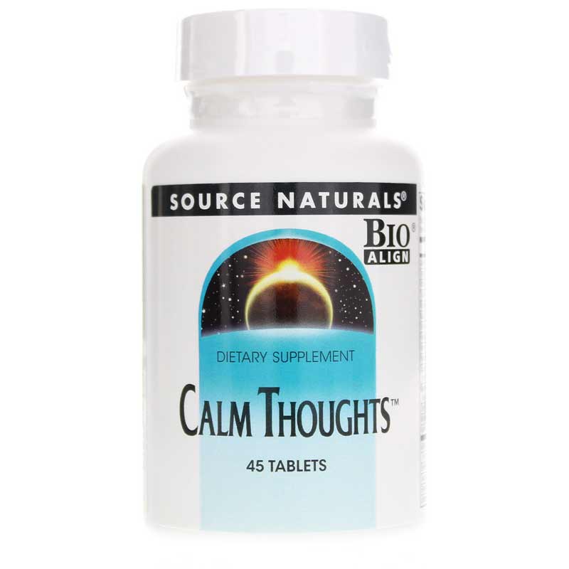 Source Naturals Calm Thoughts 45 Tablets