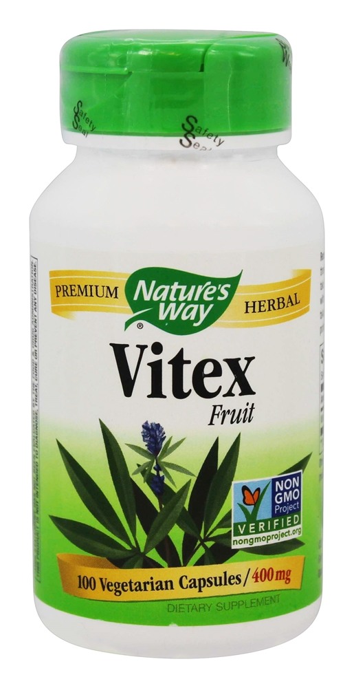 Nature's Way - Vitex Fruit 400 mg. - 100 Vegetarian Capsules