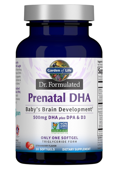 Garden of Life - Dr. Formulated Prenatal DHA Strawberry - 30 Softgels