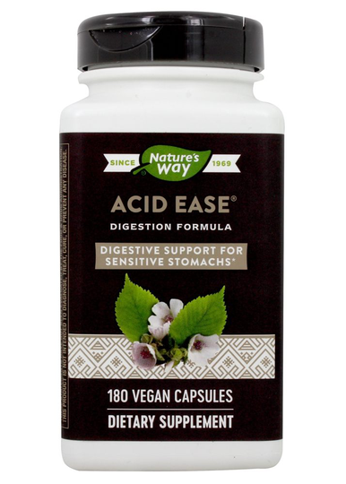 Nature's Way - Acid-Ease Digestion Formula - 180 Vegan Capsules