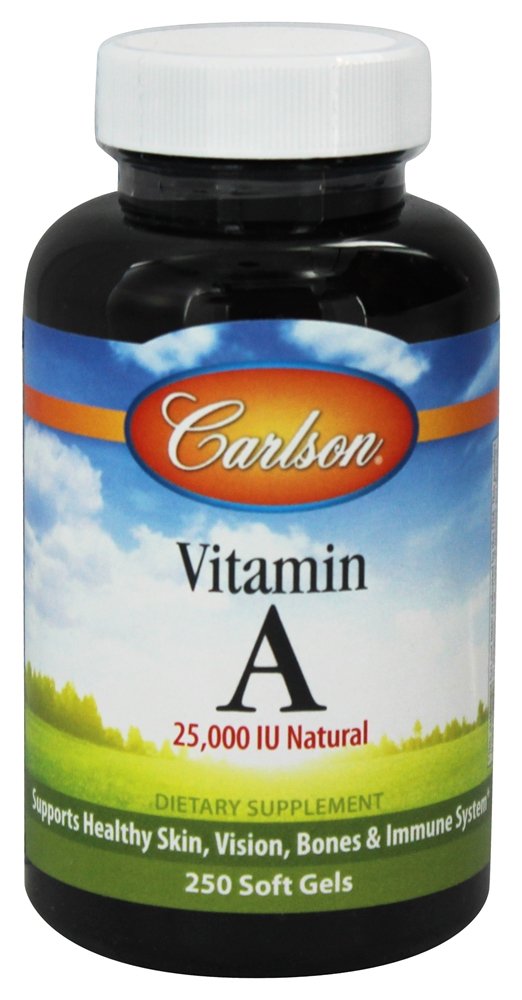 Carlson Labs - Vitamin A Natural 25000 IU - 250 Softgels