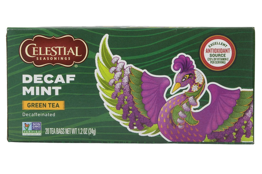 Celestial Seasonings - Green Tea Decaffeinated Mint - 20 Tea Bags