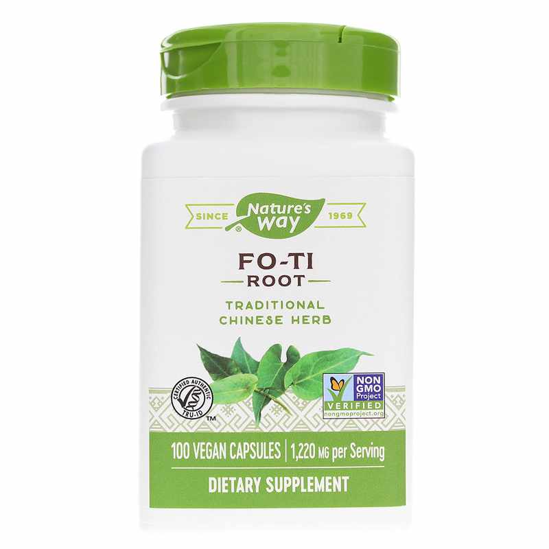 Natures Way Fo-Ti Root 100 Vegan Capsules
