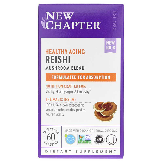 New Chapter Healthy Aging Reishi Mushroom Blend, 60 Capsules