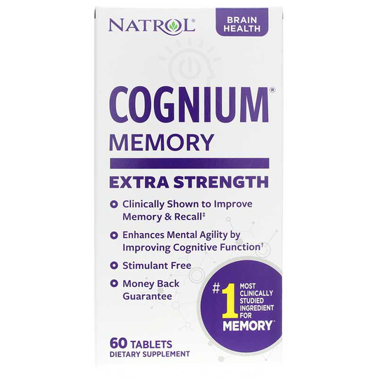 Natrol Cognium Memory Extra Strength 60 Tablets