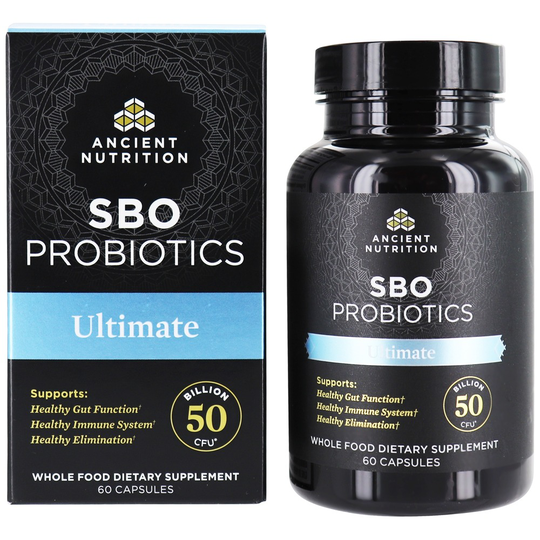 Ancient Nutrition - SBO Probiotics Ultimate Formula 50 Billion CFU - 60 Capsules
