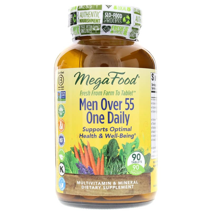 Megafood Men Over 55 One Daily 90 Tablets