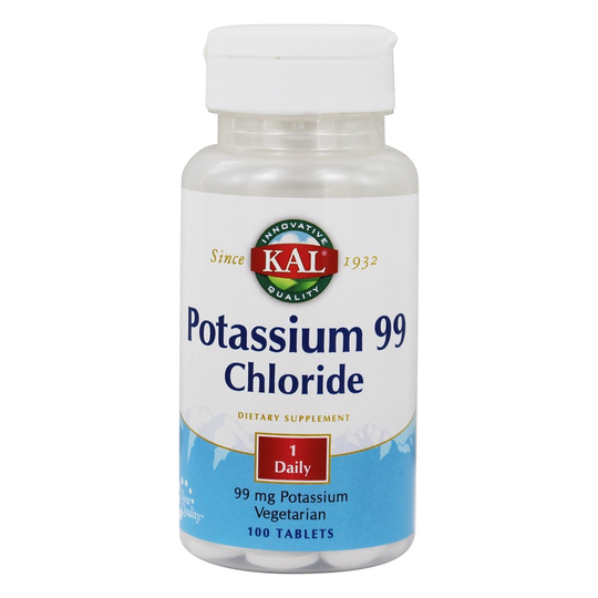 Kal - Potassium 99 Chloride 99 mg. - 100 Tablets