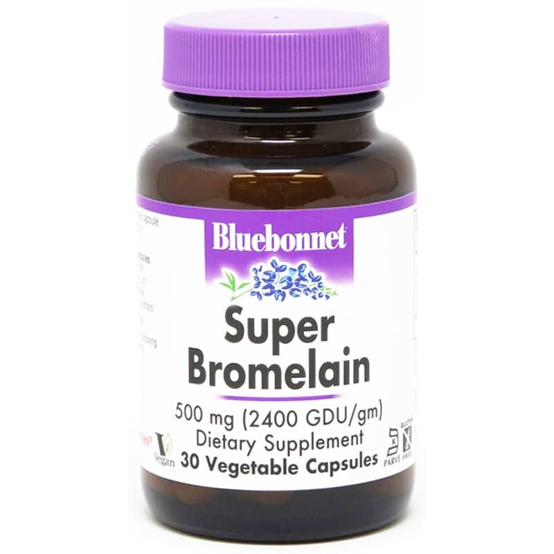 Bluebonnet Super Bromelain 500 Mg 30 Veg Capsules