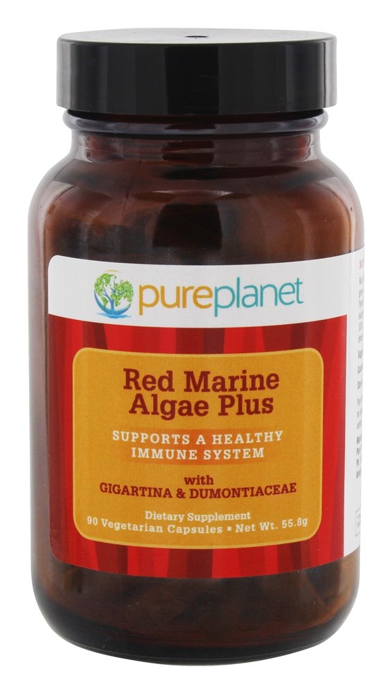 Pure Planet - Red Marine Algae Plus - 90 Vegetarian Capsules