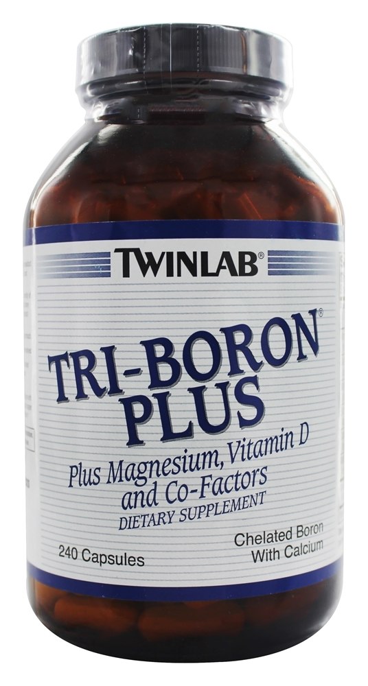 Twinlab - Tri-Boron Plus - 240 Capsules