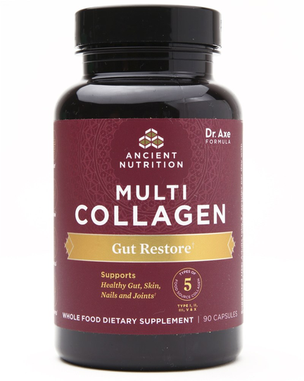 Ancient Nutrition - Multi Collagen Gut Restore - 90 Capsules