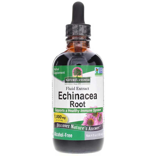 Natures Answer Echinacea Extract Alcohol-Free 4 Oz