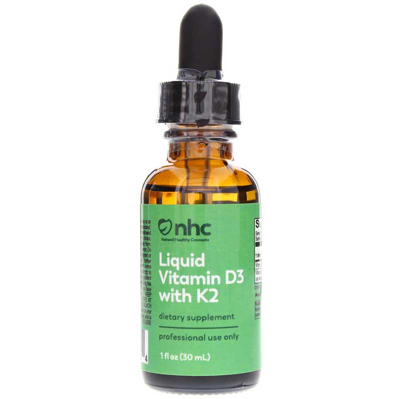 Natural Healthy Concepts Liquid Vitamin D3 with K2 1 Oz