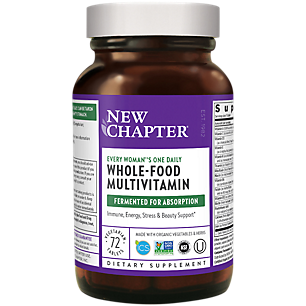Organic Multivitamin for Every Woman - Whole-Food Complex - Once Daily (72 Tablets)