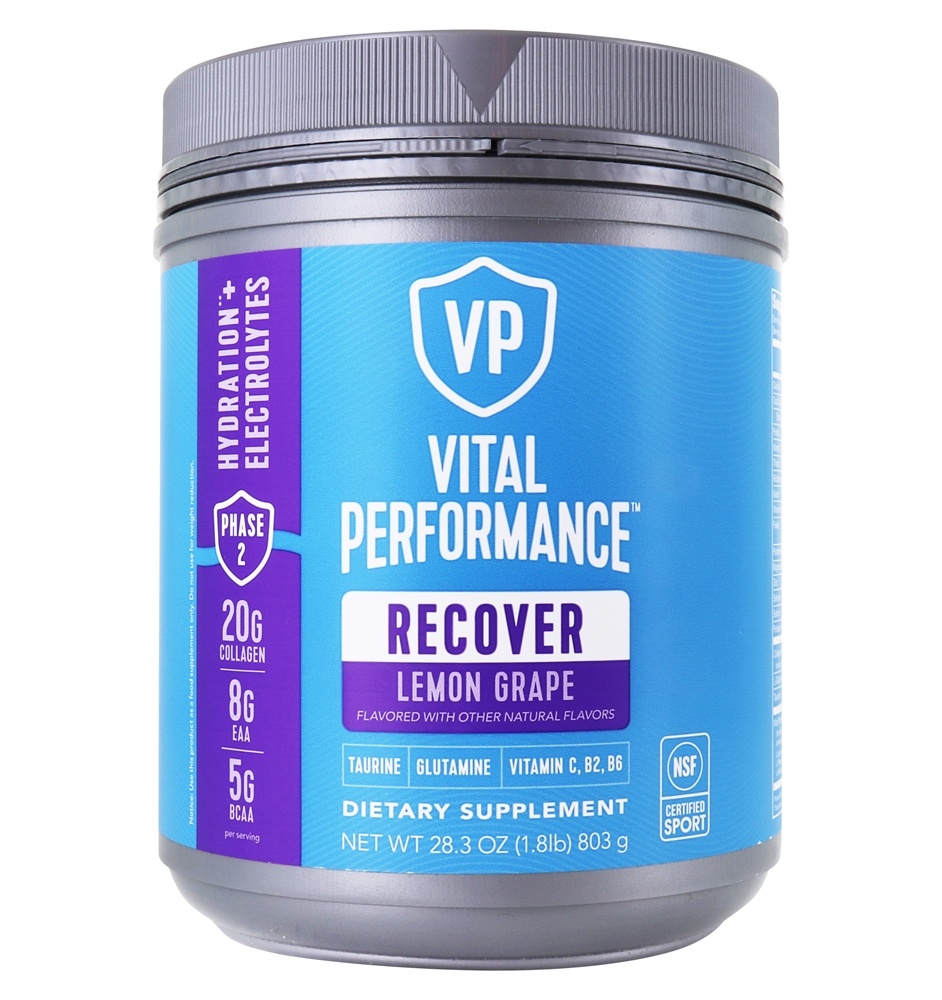 Vital Proteins - Vital Performance Recover Hydration Electrolytes Powder Lemon Grape - 28.3 oz.