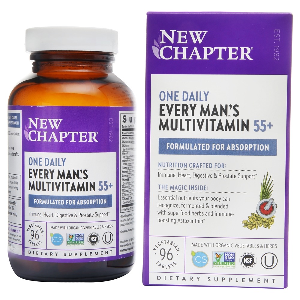 New Chapter - One Daily Every Man's Multivitamin 55 - 96 Vegetarian Tablets