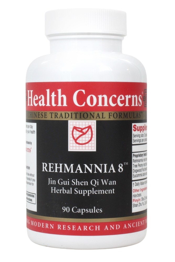 Health Concerns - Rehmannia 8 - 90 Capsules