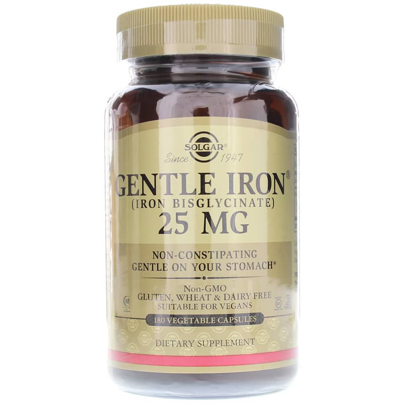 Solgar Gentle Iron 180 Veg Capsules