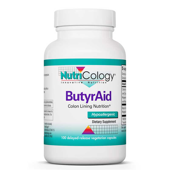 Nutricology ButyrAid 100 Veg Capsules