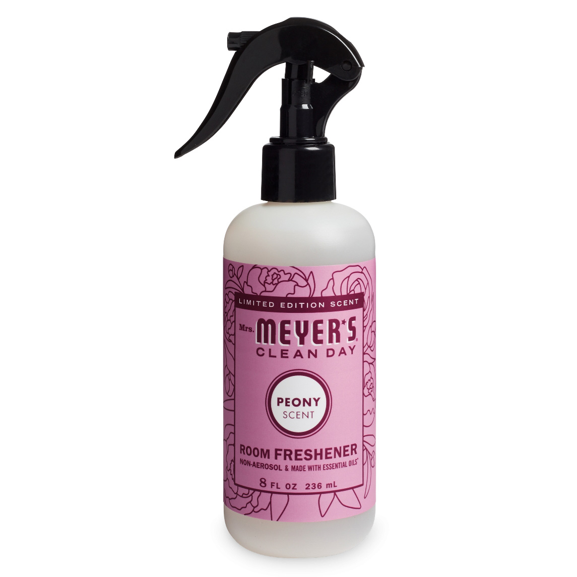 Mrs. Meyer's - Clean Day Room Freshener Non-Aerosol Spray Peony - 8 fl. oz.