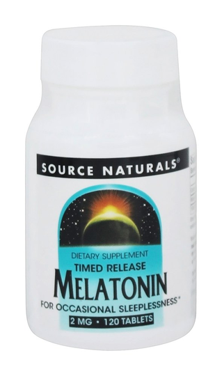 Source Naturals - Melatonin Timed-Release 2 mg. - 120 Tablets