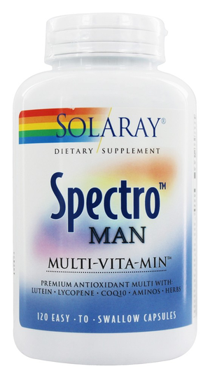 Solaray - Spectro Man Multi-Vita-Min - 120 Capsules
