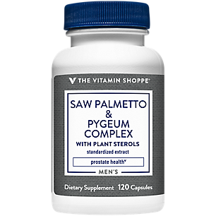 Saw Palmetto & Pygeum Complex with Plant Sterols for Prostate Health (120 Capsules)