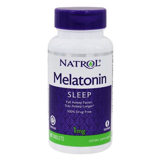 Natrol - Melatonin Sleep Time Release 1 mg. - 90 Tablets