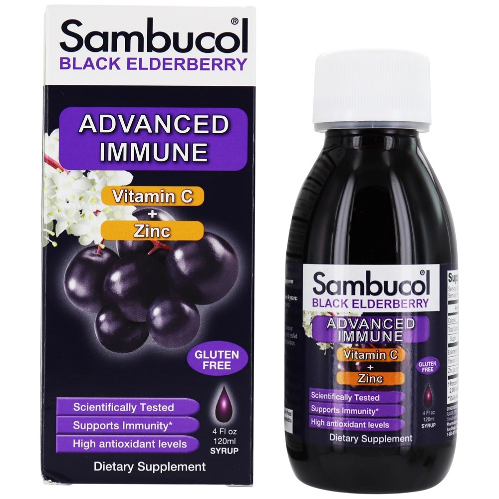 Sambucol - Black Elderberry Advanced Immune - 4 fl. oz.