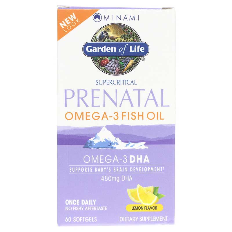 Garden of Life Minami Prenatal Omega-3 Fish Oil 60 Softgels
