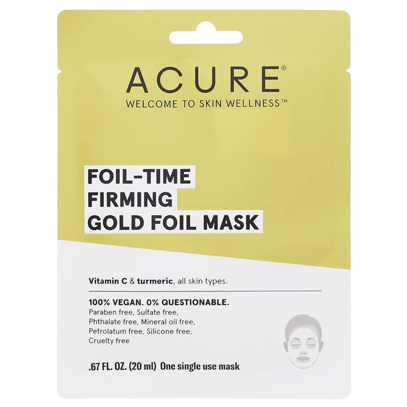 Acure Foil-Time Firming Gold Foil Mask 1 Piece(s)