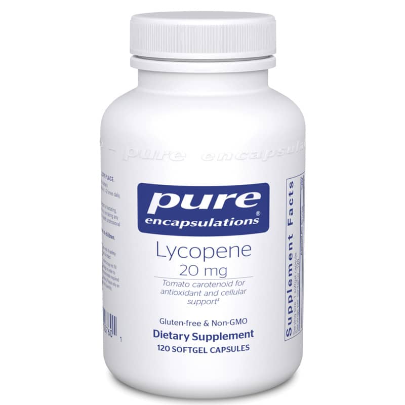 Pure Encapsulations Lycopene 20 Mg 120 Softgels
