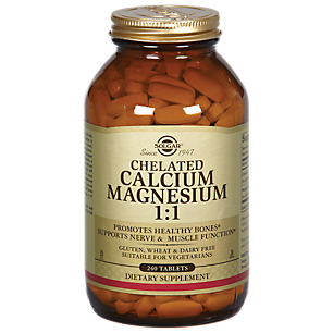 Chelated Calcium Magnesium 1:1 (240 Tablets)