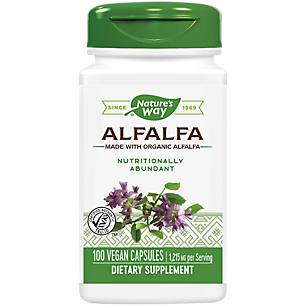 Alfalfa Leaves - 1,215 MG (100 Capsules)