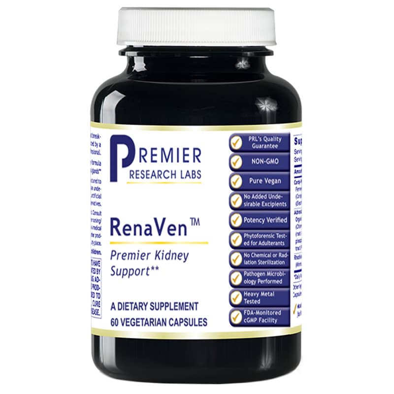 Premier Research Labs RenaVen Kidney Support 60 Veg Capsules