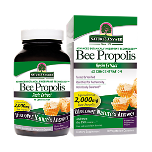 Bee Propolis - 4X Concentration - 2,000 MG (90 Vegetarian Capsules)