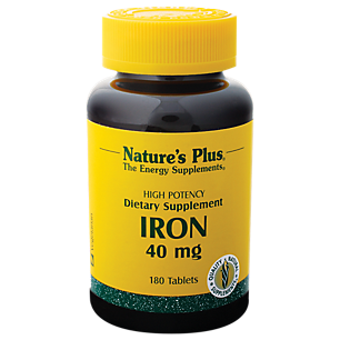 Iron - High Potency - 40 MG (180 Tablets)
