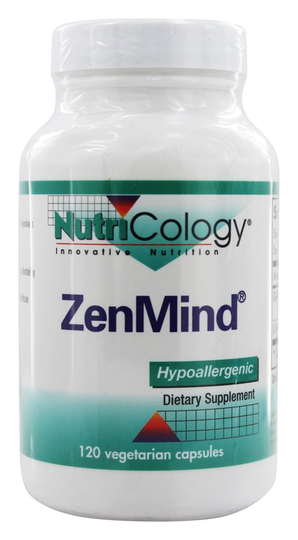 Nutricology - ZenMind - 120 Vegetarian Capsules