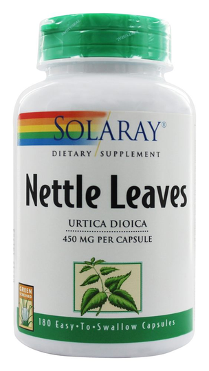 Solaray - Nettle Leaves 450 mg. - 180 Capsules