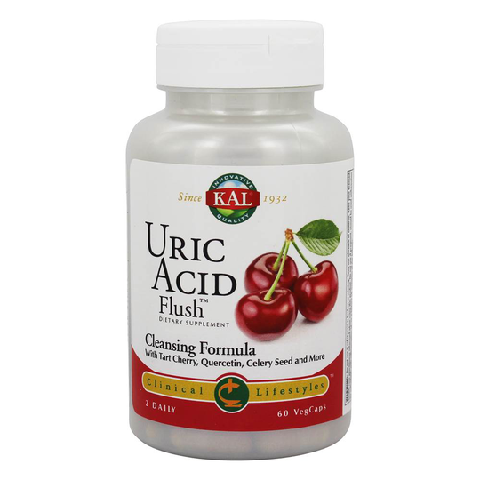 Kal - Uric Acid Flush Clinical Lifestyles Cleansing Formula - 60 Vegetable Capsule(s)