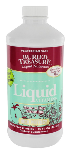 Buried Treasure Products - Liquid Vitamins High Potency - 16 fl. oz.
