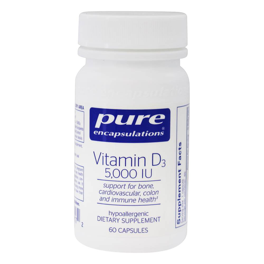 Pure Encapsulations - Vitamin D3 5000 IU - 60 Capsules
