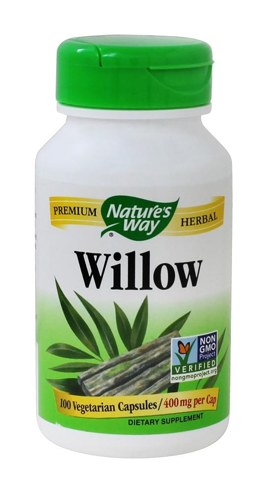 Nature's Way - Willow 400 mg. - 100 Vegetarian Capsules