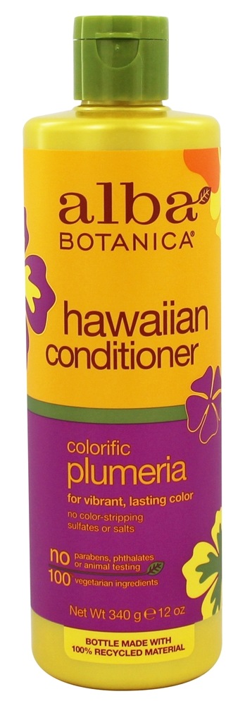 Alba Botanica - Alba Hawaiian Hair Conditioner Colorific Plumeria - 12 fl. oz.