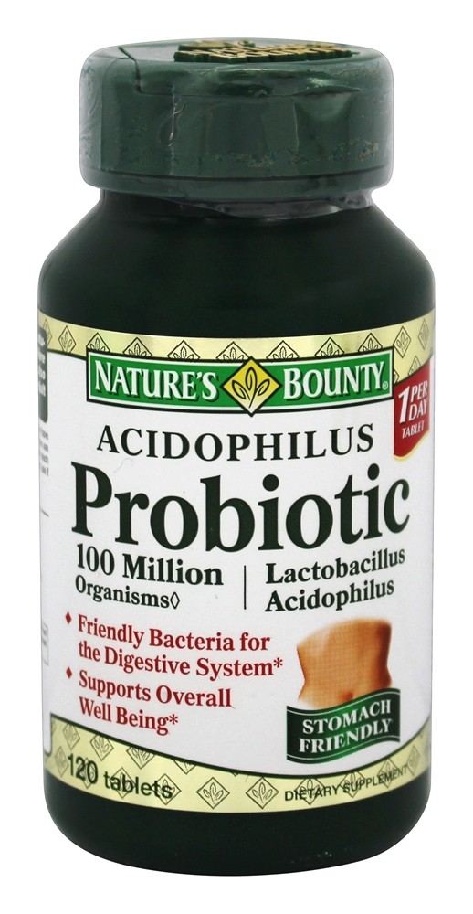 Nature's Bounty - Acidophilus Probiotic 100 Million CFU - 120 Tablet(s)