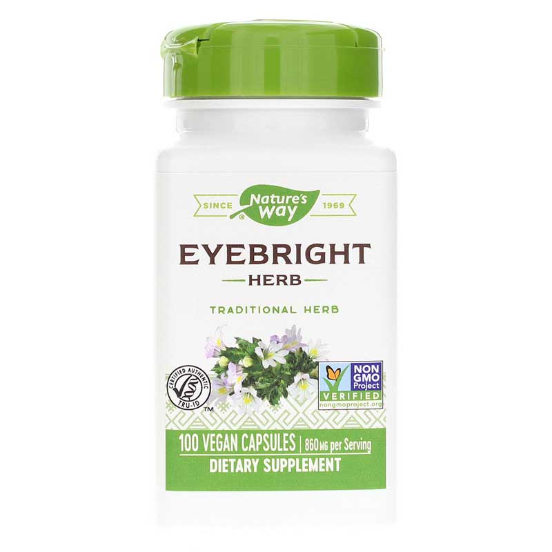 Natures Way Eyebright Herb 100 Veg Capsules